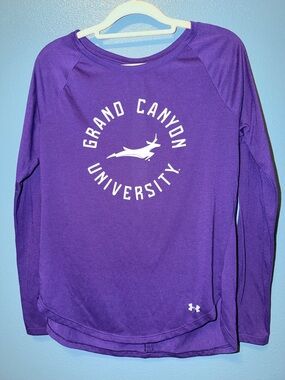 Under Armour Purple Long Sleeve Grand Canyon University Tee